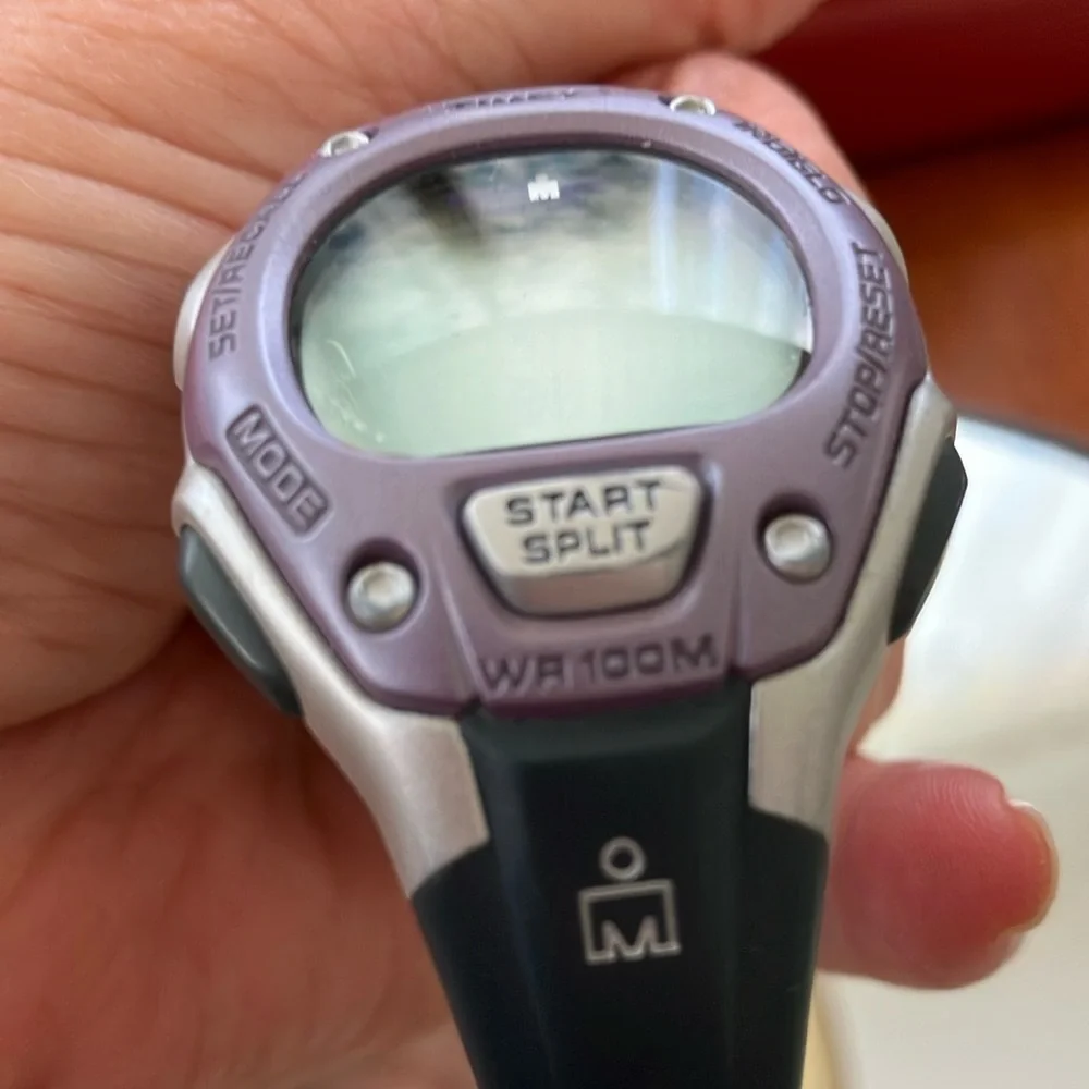 TIMEX IRONMAN WATCH UNISEX 34MM CASE CRONOGRAPH 3ALARM TIMER DIGITAL WR 100meter